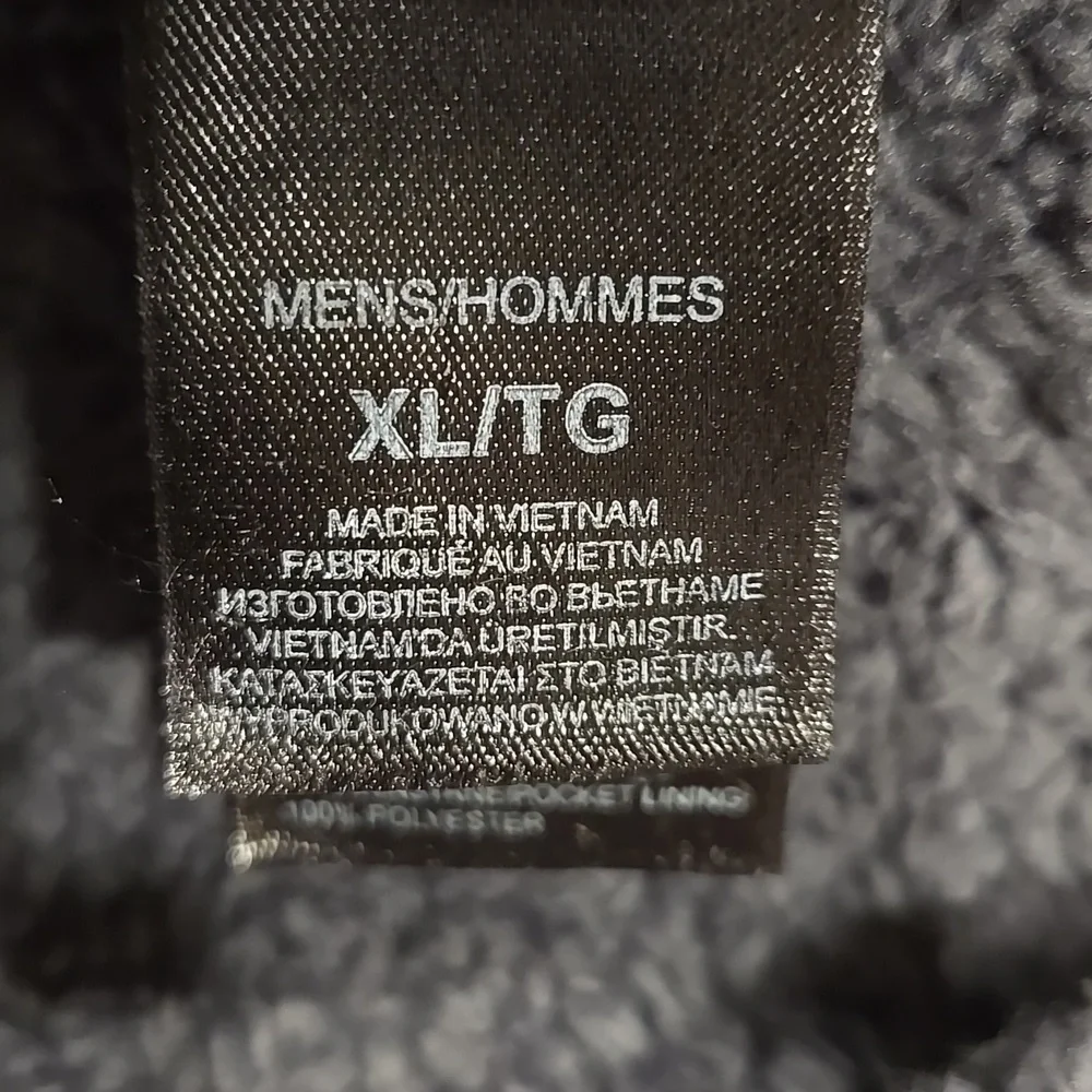 THE NORTH FACE CHIMBORAZO MEN'S FULL ZIP SHERPA LINED FLEECE JACKET. SIZE XL.